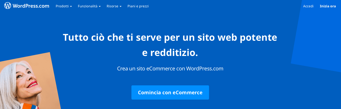 siti e-commerce realizzati con wordpress - homepage