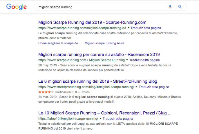 aumentare il roi nel content marketing - google