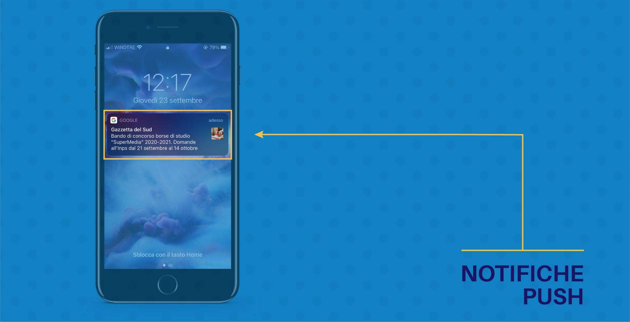 pubblicità con notifiche push