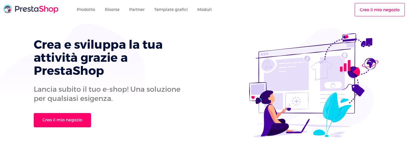 preventivo e-commerce prestashop - milano