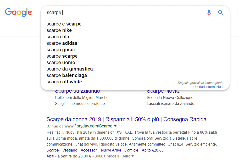 parole chiave sbagliate - SEO
