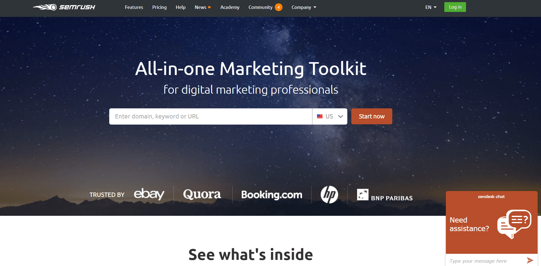 parole chiave sbagliate - SEMRush