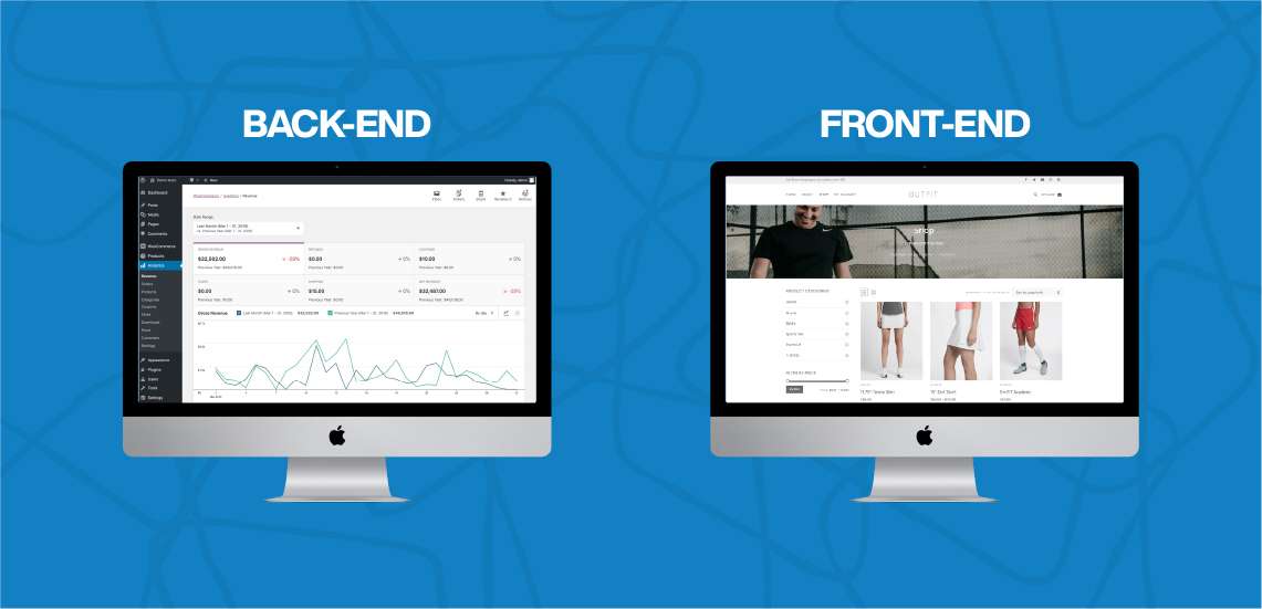 Separazione tra back-end e front-end e-commerce