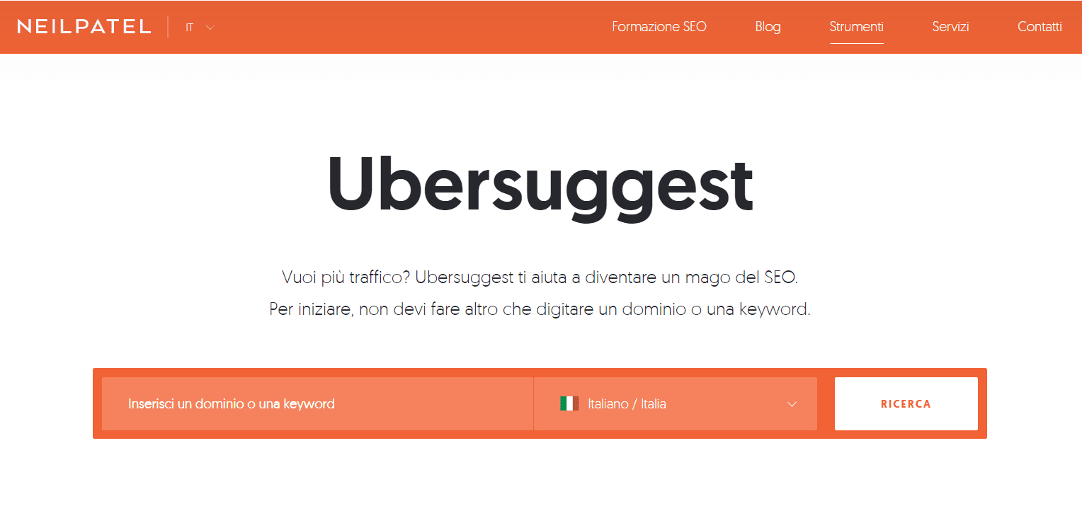video content - ubersuggest