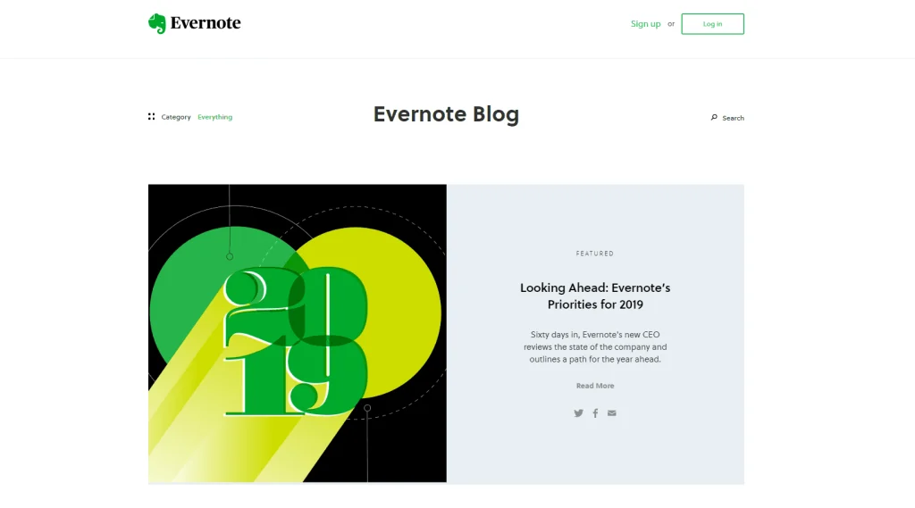 blog evernote